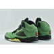 Nike Air Jordan 5 Retro Oregon SE Apple Green Black Yellow Strike CK6631 307 Mens Shoes